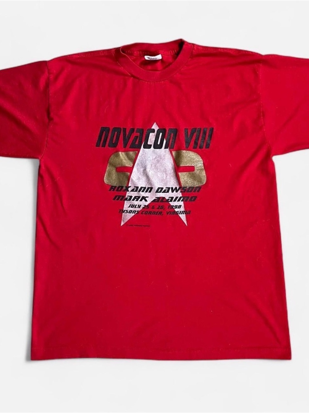 Vintage 1998 Novacon VIII Startrek T-Shirt Size XL